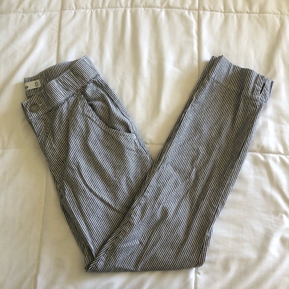 Hollister Pants - HOLLISTER B & W Striped Pants